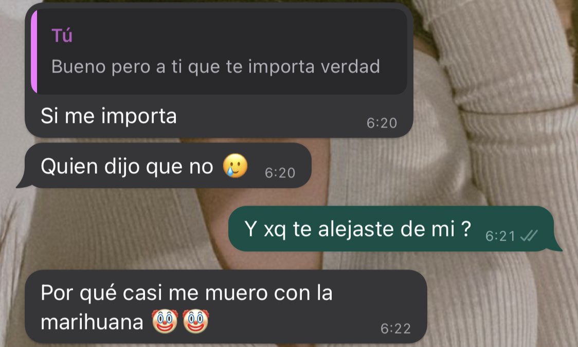 Claramente de ahí no era