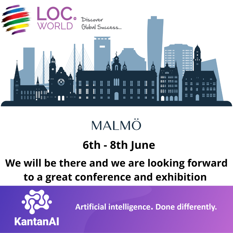 We would love to meet with you at LocWorld49 to discuss our end-to-end managed service lines and KantanAI's NMT solutions. Let's schedule a meeting! email jnolan@keywordsstudios.com
#LocWorld49 #KeywordsStudios #KantanAI #NMT #ManagedServices #L10n