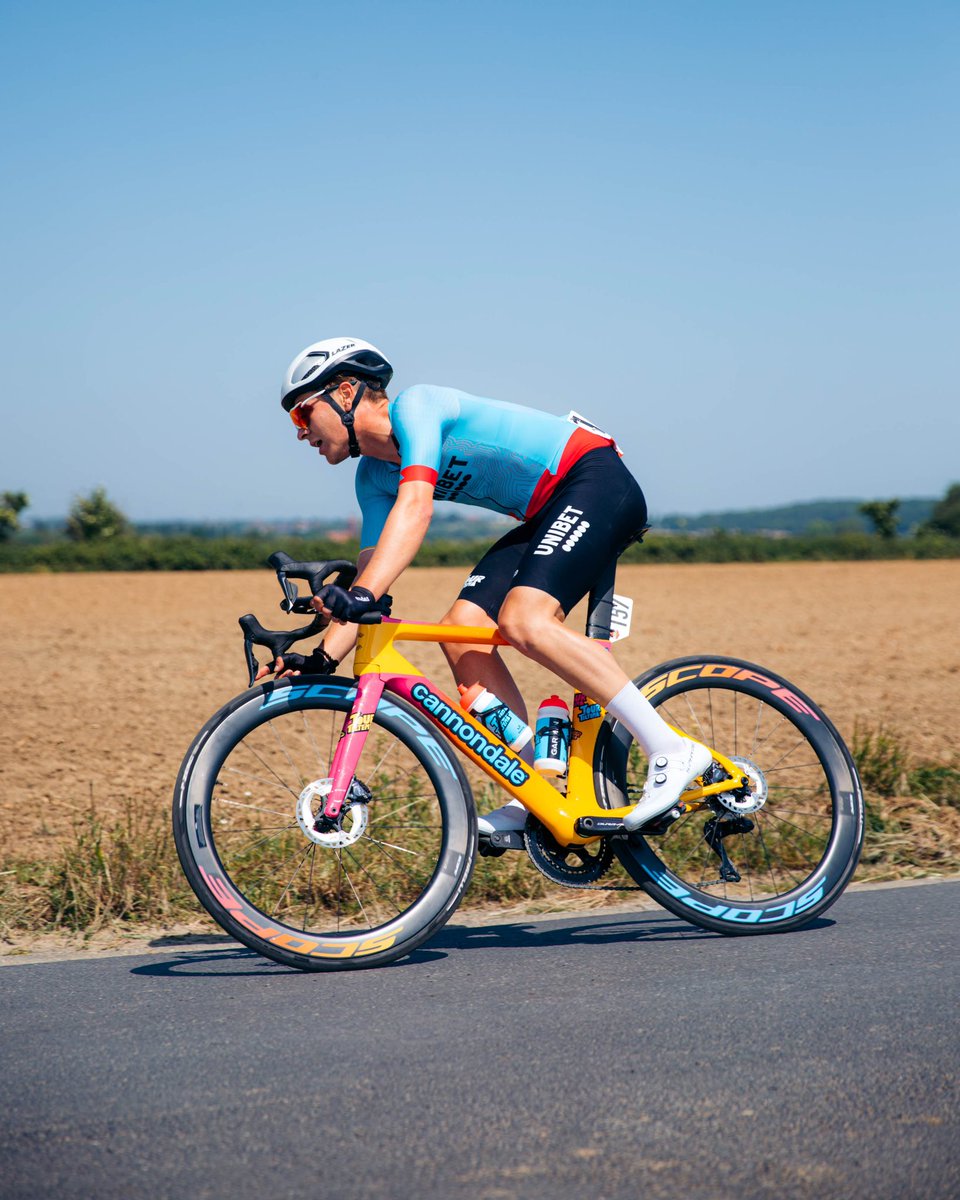 rockets_cycling's tweet photo. Yentl Vandevelde in de kopgroep ✔️
Het peloton, met daarin alle andere TDT-Unibet-renners, voert het tempo op en verkleint de marge.
🏁 53 km • ⏱️ 2.00 • #GPMarcelKint https://t.co/jfS5GZ5Iiw