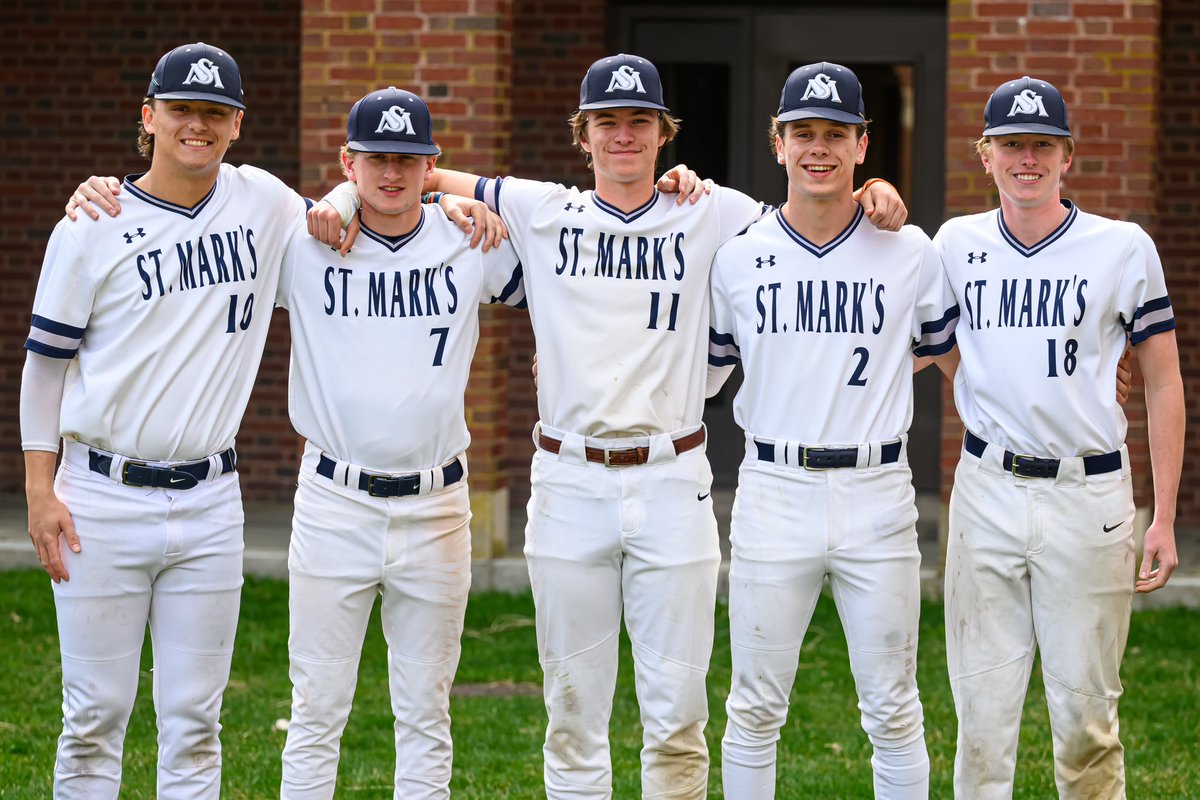 Last game on Barton Field for sixth-formers Brayden Michaelson, Dante  D’Avanzo, Buck Lewis, Jimmy Lyver &amp; Ryan Lewis this afternoon.