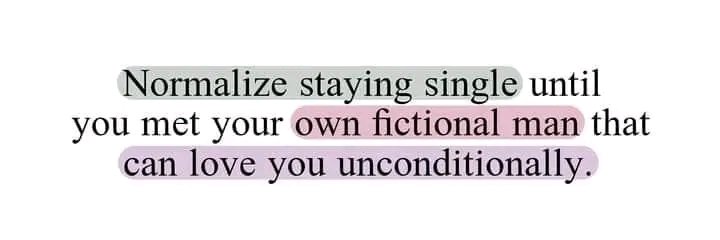 it’s better to be single with high standards than in a relationship settling for less:b