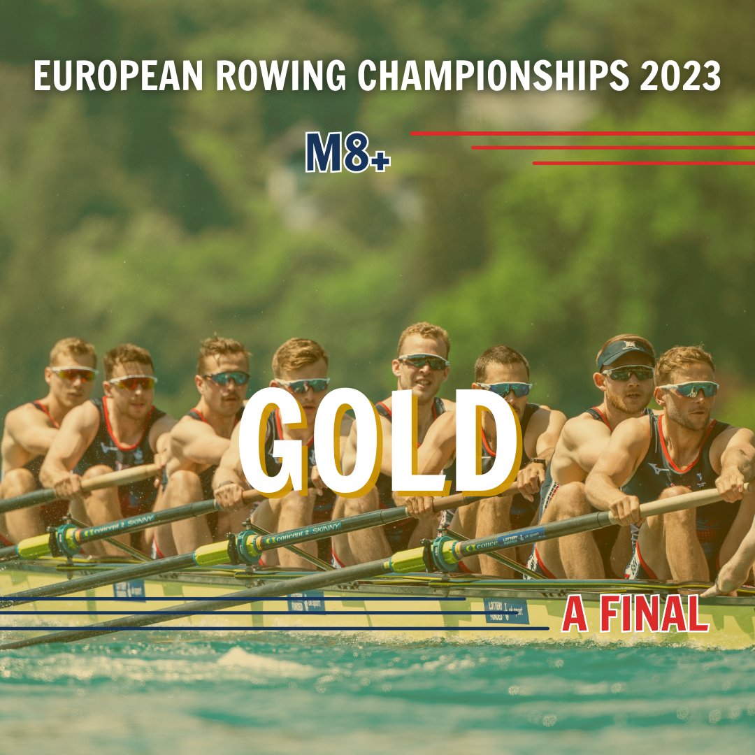 <a href="/jacobplymouth/">Jacob Dawson</a> <a href="/Carnegie95/">Sholto Carnegie</a> <a href="/TheRud_Dog/">James Rudkin OLY</a> <a href="/HenryFieldman/">Henry Fieldman</a> <a href="/BBCSport/">BBC Sport</a> <a href="/OBUBC/">BROOKES|Rowing</a> <a href="/Leander_Club/">Leander Club</a> <a href="/theboatrace/">The CHANEL J12 Boat Race</a> <a href="/CUBCsquad/">Cambridge University Boat Club</a> <a href="/OxfordUniBC/">Oxford University Boat Club</a> It's an absolute nailbiter from start to finish, but the "Kings of Europe" do it again and defend their title with a gold 🥇

What a race! 🔥 and what a medal 👏

Well done to both 🇳🇱 and 🇷🇴 for challenging us all the way. 

#GBRowingTeam