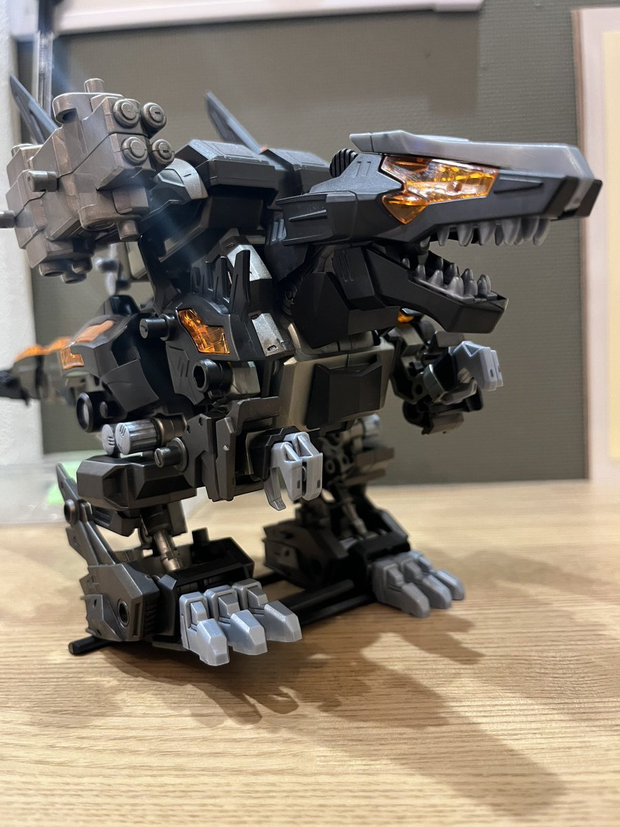 作っちゃった❤️
漆黒凱龍輝

#ゾイド　#ZOIDS