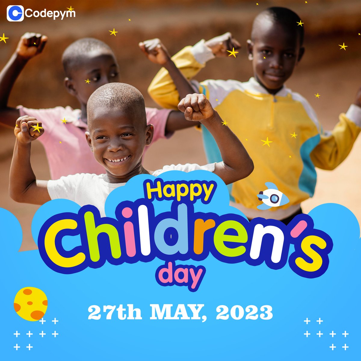 codepym's tweet image. 🎉 Happy Children's Day! 🎈
🌟 Celebrating the bright minds of tomorrow on this special day! 🌈 At CodePyM EdTech, we're passionate about empowering children through technology. Join us in spreading the joy of learning and creativity! #HappyChildrensDay #Codepym #EdTech