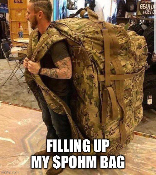 PulseOHM's tweet image. pOHMies - SEND ME YOUR MEMES!

$100 in pOHM to the best meme.  Be creative. Be funny. Show them the power of the $pOHM!

Winner announced Monday evening. Share yours in the comments. 
#pulseOHM #pulsechain #MemeContest #hex #pulseX $pls $plsX