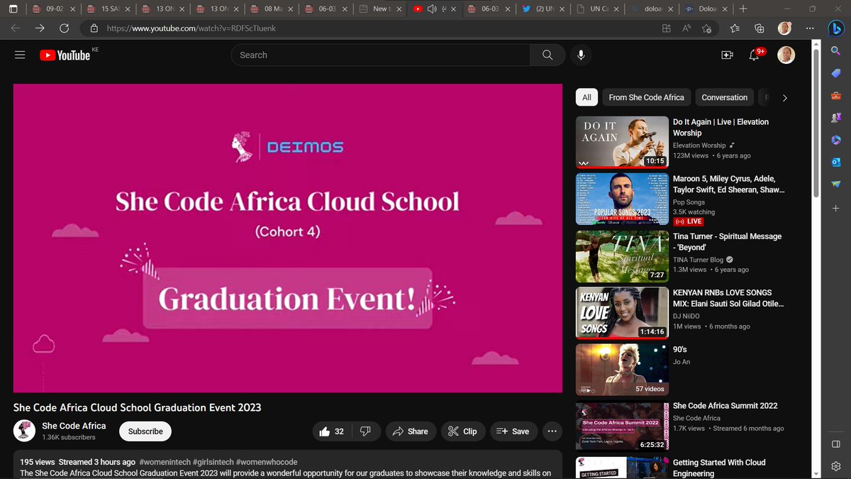 Thank you She Code Africa and Deimos🫡 Graduated today, finally a Cloud Girl🥳🥳🥳🥳.#SheCodeAfrica #Deimos #Cloudgirl  #SCAxDeimos #womenwhocode #SCACloudSchool