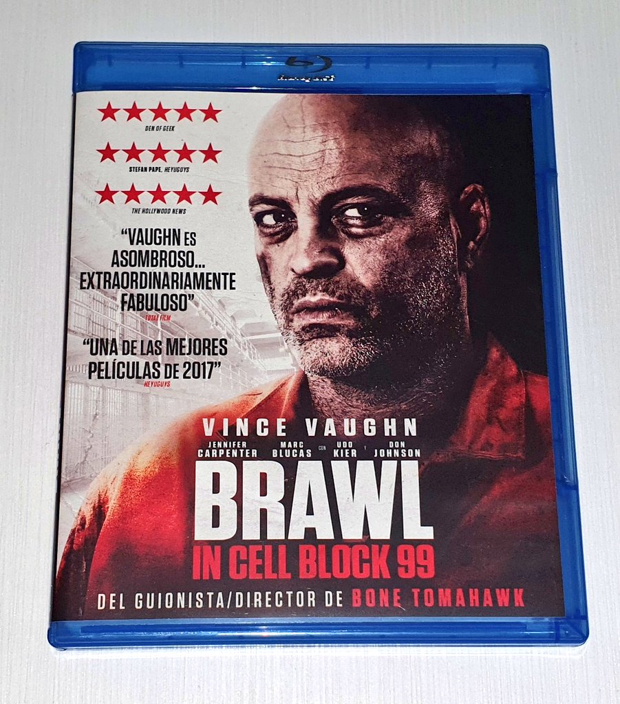gencinexin's tweet photo. Nueva adquisición, en esta ocasión de 2a mano. Gran película de Zahler. Descatalogadísima. #BrawlInCellBlock99 https://t.co/GlzwprA5Z3