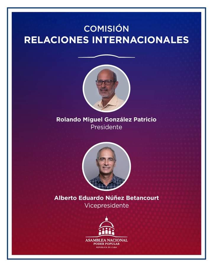 El movimiento obrero cubano se congratula con la elección de <a href="/anbcuba/">Alberto Núñez Betancourt</a> , director de <a href="/50Trabajadores/">Periódico Trabajadores</a> , como vicepresidente de la comisión de Relaciones Internacionales de la <a href="/AsambleaCuba/">Asamblea Nacional Cuba</a>.
🇨🇺Felicidades y éxitos 🇨🇺 
<a href="/UlisesGuilarte/">Ulises Guilarte de Nacimiento</a> <a href="/Isdalys1/">Isdalys Rodriguez</a> 
<a href="/ArletyBarazal/">Arlety Barazal Gutiérrez 🇨🇺</a>