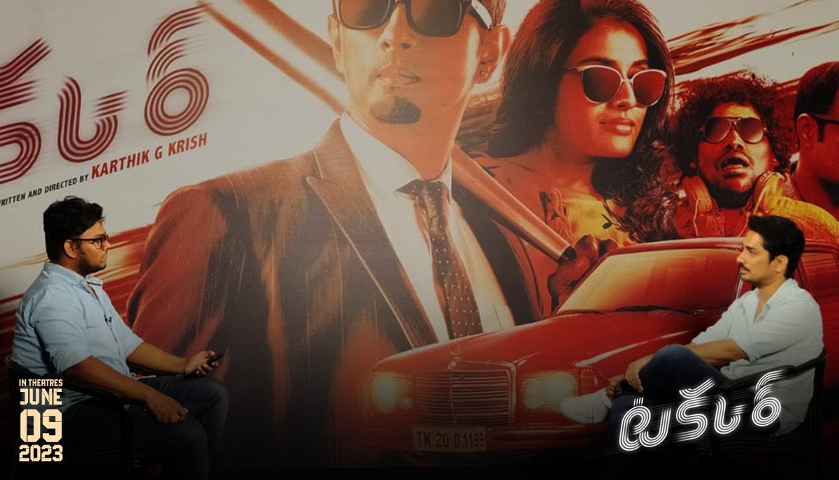 #Siddharth begins Promotions of hilarious &amp; heartfelt entertainer
#Takkar in Full Swing 💥

Telecast Soon 👍

Directed by <a href="/Karthik_G_Krish/">KARTHIK G KRISH</a>

#TakkarFromJune9

<a href="/AAArtsOfficial/">Abhishek Agarwal Arts</a> <a href="/itsdivyanshak/">Divyansha Kaushik</a> <a href="/PassionStudios_/">Passion Studios</a> <a href="/nivaskprasanna/">Nivas K Prasanna</a> <a href="/editorgowtham/">Editor Gowtham</a>   <a href="/thinkmusicindia/">Think Music</a>