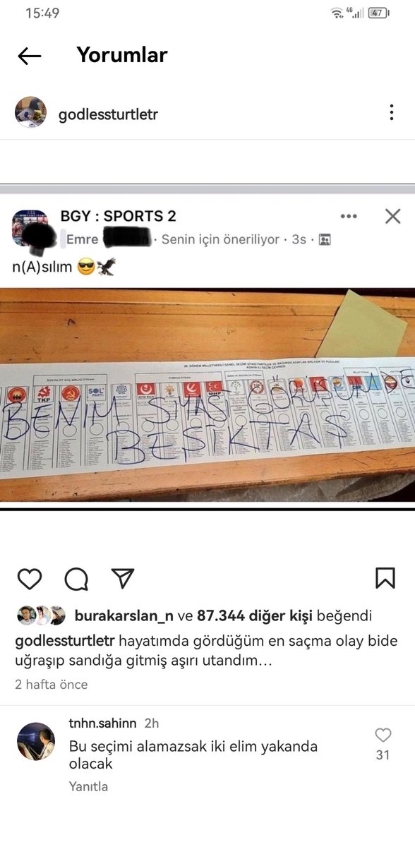 @bgyether Bu seçimde de şu tarz hareketler yapacak varsa sandığa gitmesin