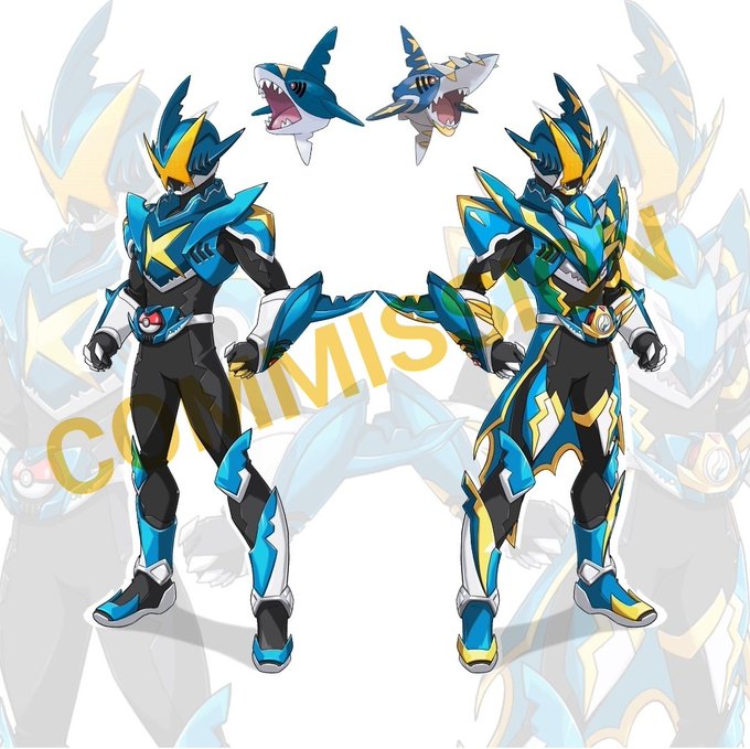 「blue armor」 illustration images(Latest｜RT&Fav:50)