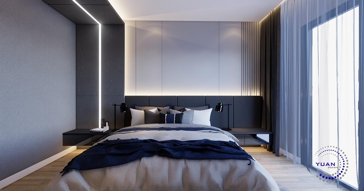 Step inside a world of modern sophistication and luxury with the interior design of a sleek and stylish bedroom.

#yuandesign #interiordesign #interiordesignmy #interiordecorator #interiorarchitecture #webuilddreams #bedroomdesign #SleekBedroomDesign