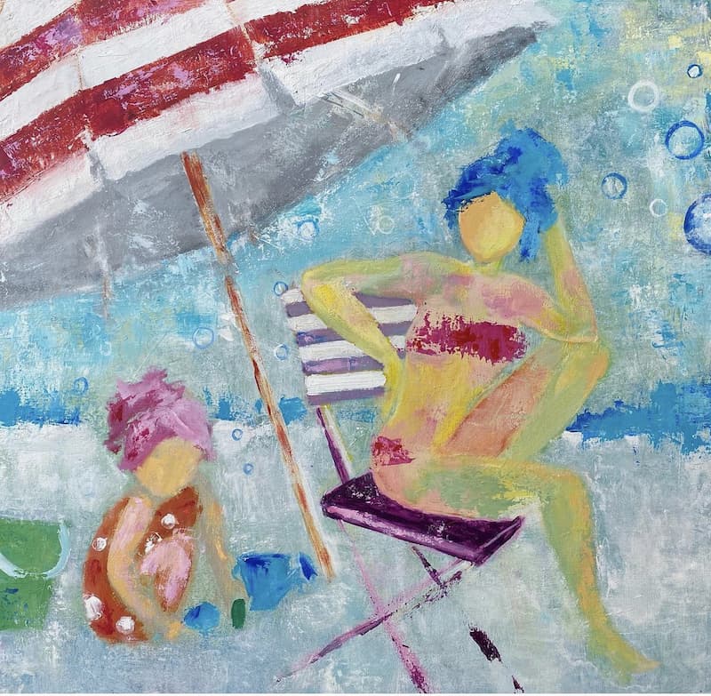 NeunionThe's tweet photo. We've got a new artist who supports #Neunion 👨‍🎨
Prapti Dangwal is an amazing artist and made a lot of phenomenal paintings. Take a look at our art gallery: https://t.co/MKKbNQddE7  
This painting is called "Holiday".
#charity #togetherwecan #support #artgallery #theunitywins https://t.co/uPq5SiZ4XU