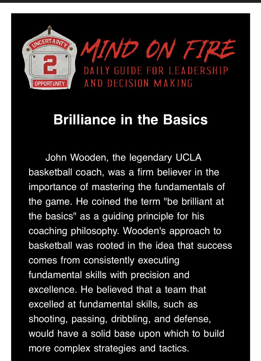 There is no "advanced" firefighting. What we think of as advanced skills are firefighters building on the basics or combing certain skills to fit any situation that arises. As firefighters gain experience and expertise they can apply the basics in new and innovative ways.