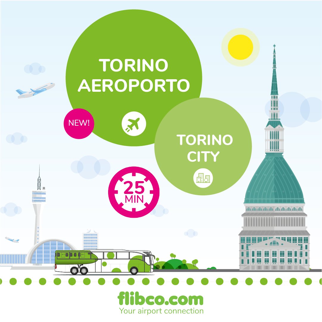 From the 15th of June onwards, our new non-stop line will connect travelers from Turin City to Turin Airport in just 25 minutes 🚌

🎫 Online tickets at just 6.99€, and with return is just 9,98€!

Find out more: flibco.com/en/shuttle/bus…