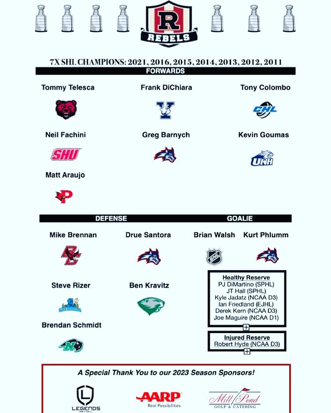 SHL (@shlsuperior) on Twitter photo A Pillar franchise for the league. The Rebels are back with their most “Experienced” Roster to date. A locker room elevator will be installed this season at Superior. <a href="/E_Burgy/">Erik Burgdoerfer</a> has still been missing since the championship parade down Indian Head in 2021. #shl #shlhockey A Pillar franchise for the league. The Rebels are back with their most “Experienced” Roster to date. A locker room elevator will be installed this season at Superior. <a href="/E_Burgy/">Erik Burgdoerfer</a> has still been missing since the championship parade down Indian Head in 2021. #shl #shlhockey