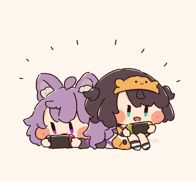 🐈🦆 #絵かゆ #プロテインザスバル