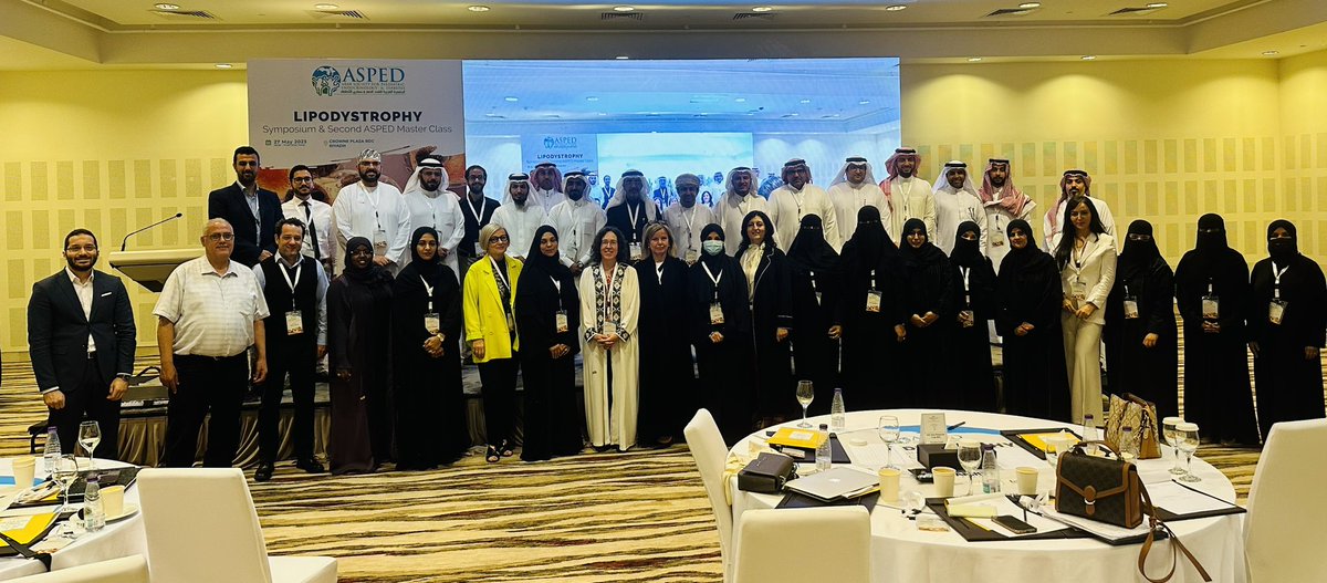 AspedTweets's tweet photo. Lipodystrophy symposium & 2nd ASPED master class.
Meeting with experts to discuss what is best for people live with lipodystrophy.
#ASPED https://t.co/NH2nDmz6V8