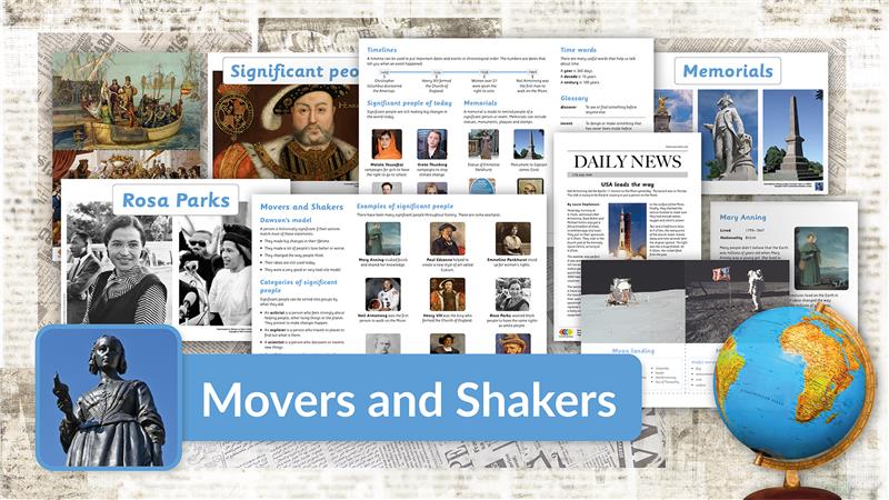 Cornerstonesedu's tweet image. Inspire your Year 2 class with our Movers and Shakers project that dives into the lives of historically significant people. Using timelines, stories and historical sources to discover more. #moversandshakers #primaryschool #historyproject #edutwitter