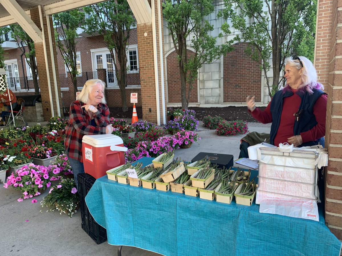 Memorial Day Weekend Plymouth Community Farmers Market is open until 12:30. Thx for the blue sky <a href="/HallyVogelWXYZ/">Hally Vogel</a>!