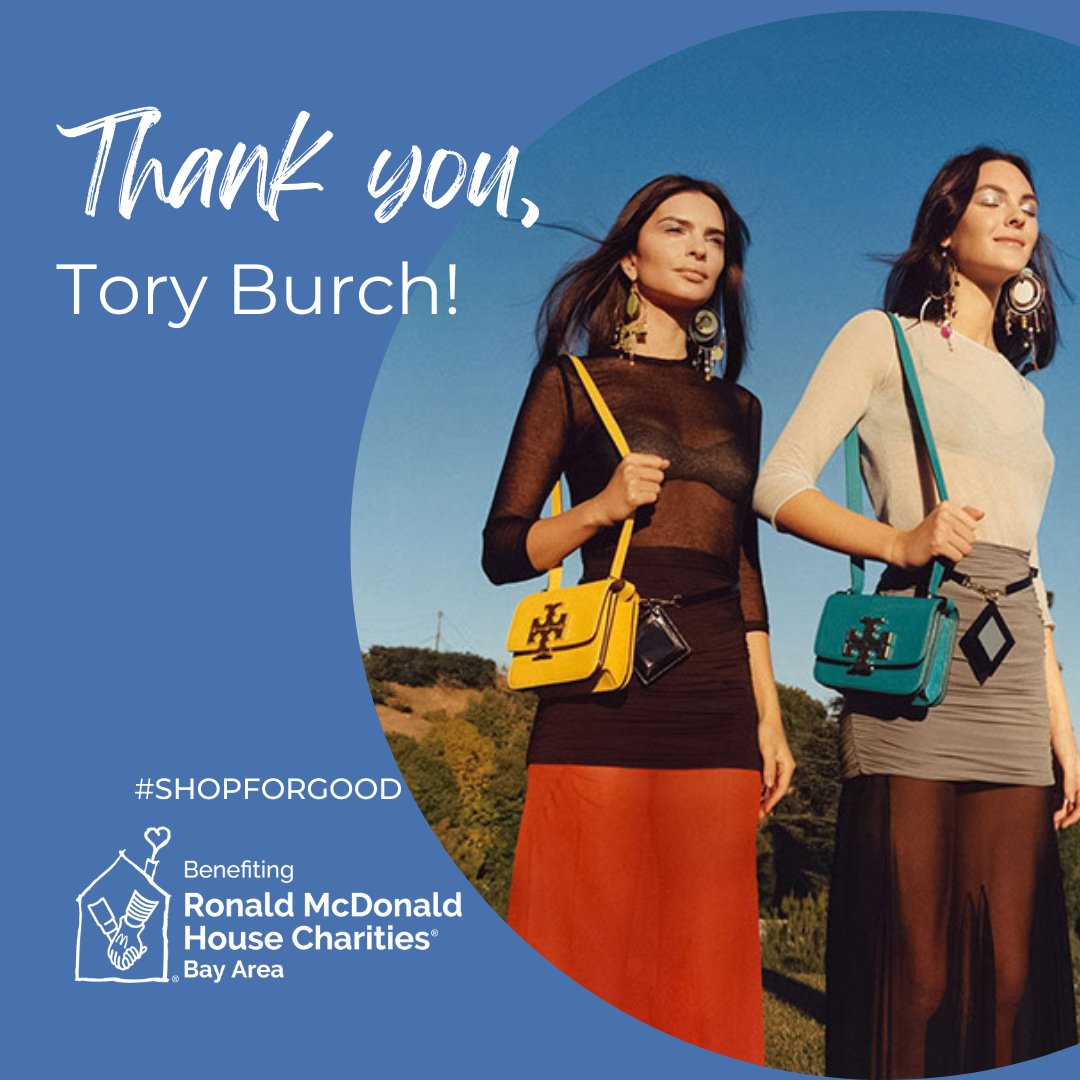 #ShoutoutSaturday to our friends at Tory Burch! They held a special weekend shopping event over May 20 - 21 at the Westfield Valley Fair Mall to showcase their 2023 Spring Collection, pledging 20% of the event profits to RMHC Bay Area. 

 #ToryBurch #ThankYou #ShopForGood