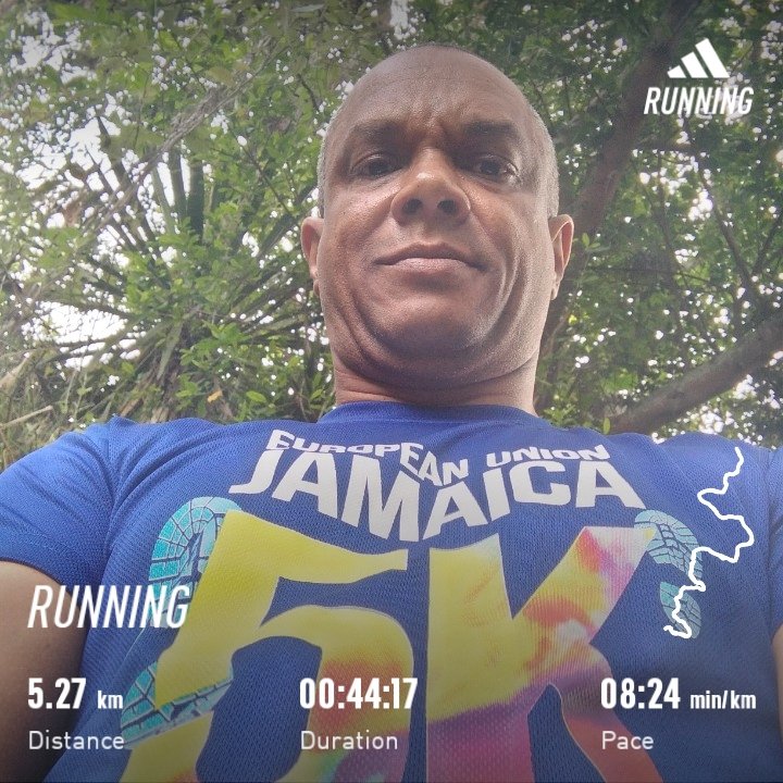 apsmithimages's tweet photo. .@EUinJamaica I had Covid-19 on race day,  followed by long covid,  so I missed the #5k. Finally well enough to do my virtual version this morning. @RunningEventsJa #NoRunisaBadRun #mountainrunning #running https://t.co/6NFcCri0Ba
