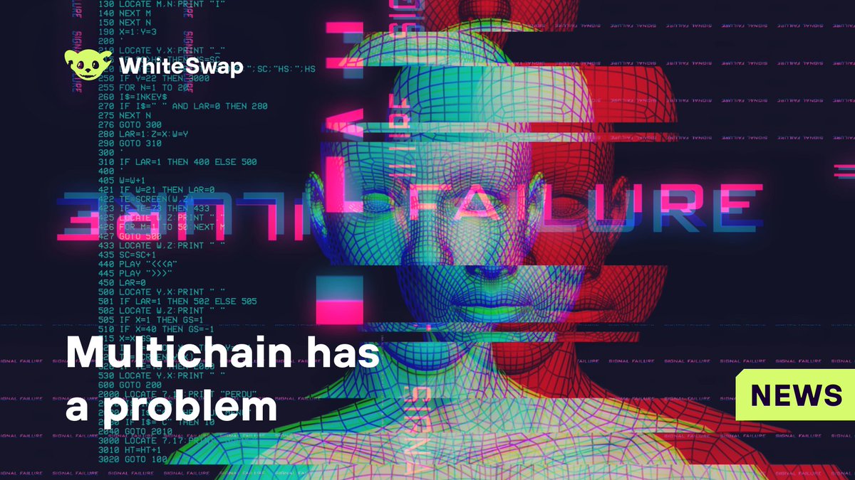WhiteSwapFi's tweet image. #Multichain cross-chain network faced a system failure on May 21.
The setback occurred amidst a #blockchainnetwork upgrade that date. Despite the setback, most Multichain routes are functioning, though some remain unavailable. After the cross-chain outage, the @MultichainOrg team…