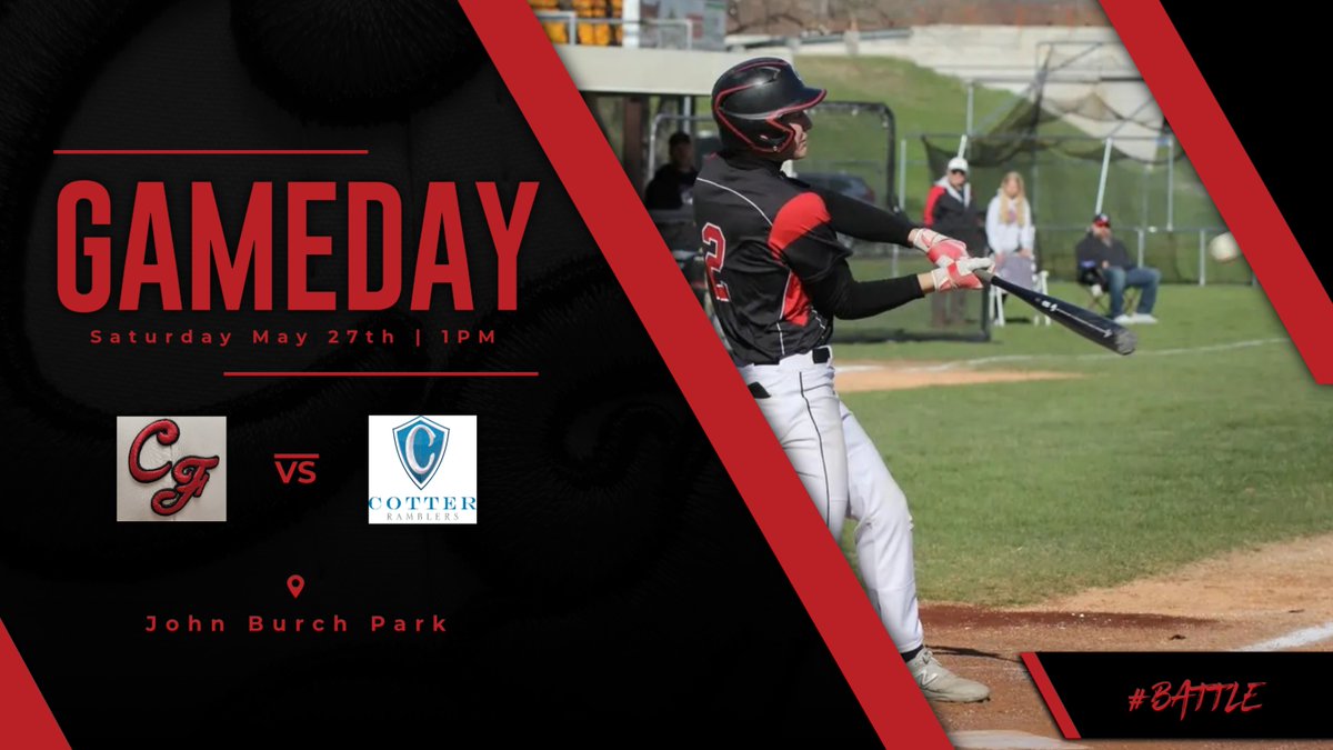 CFBombersBSB's tweet photo. 2nd Round of the Section 1AA playoffs happens today! Your 3rd seeded Bombers take on 11 seeded Winona Cotter-Hope Lutheran at 1pm at John Burch Park in Cannon Falls! It's your last chance to catch the Bombers at home. Hope to see you there on this beautiful day for baseball!! https://t.co/yX3rHEKran