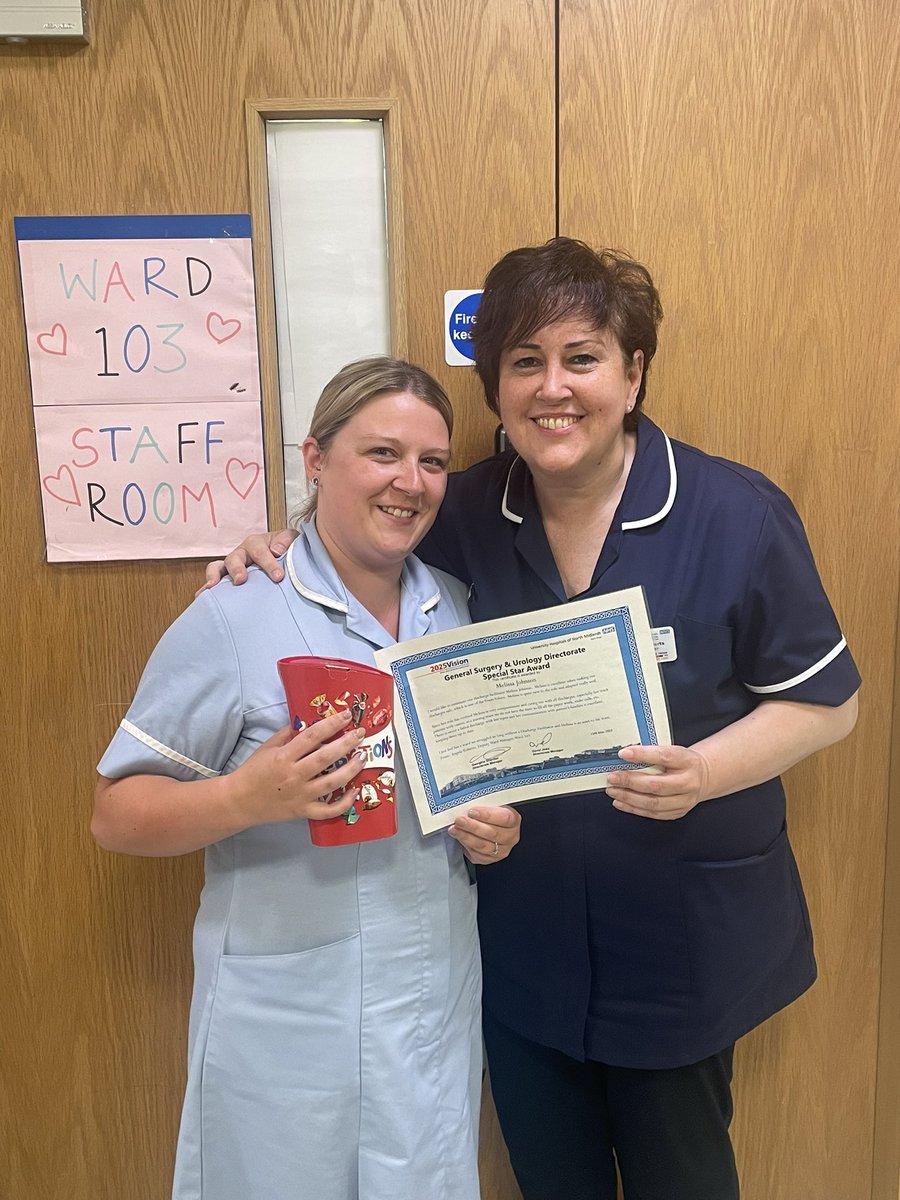 daniel hobby (@hobbyd8) on Twitter photo Congratulations to DF Melissa Johnson who received the General Surgery & Urology Directorate Special Star Award. Melissa was nominated by Deputy Sister Angela Roberts for the compassion Melissa shows all patients in her care. ๐๐๐๐ <a href="/TeamSurgeryUHNM/">Team Surgery UHNM</a> <a href="/keptlett_uhnm/">Karen Eptlett</a> <a href="/BexBeckett/">Rebecca Beckett</a> Congratulations to DF Melissa Johnson who received the General Surgery & Urology Directorate Special Star Award. Melissa was nominated by Deputy Sister Angela Roberts for the compassion Melissa shows all patients in her care. ๐๐๐๐ <a href="/TeamSurgeryUHNM/">Team Surgery UHNM</a> <a href="/keptlett_uhnm/">Karen Eptlett</a> <a href="/BexBeckett/">Rebecca Beckett</a>