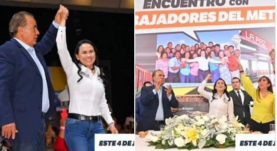 pattygmiranda's tweet photo. En política se dice que no todo lo que se agrega suma, y un caso concreto es el "apoyo" de Fernando Espino, líder del sindicato del Metro quien lleva 43 años en el cargo. No creo que a Alejandra del Moral le ayude este tipo de apoyo; y por otro lado... ya entendemos las serie de accidentes que han ocurrido en el el Metro de la #CDMX. 
#YaGanóDelfina