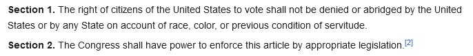 CarlNyberg312's tweet photo. @LqLana @spiderzjay At what point does #Amendment15 kick in? https://t.co/exneV8uzNz