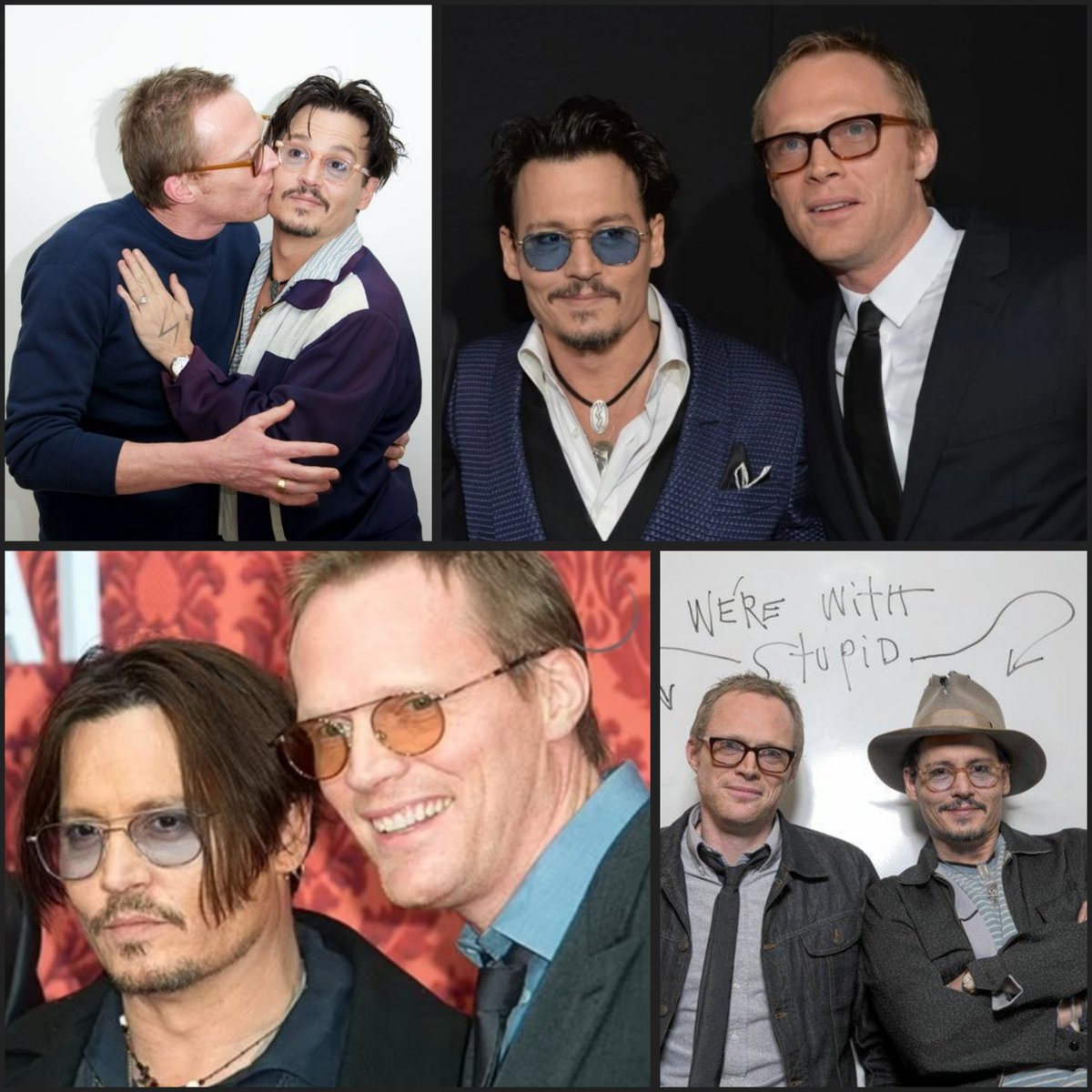 Also a Happy 52th birthday to the one and only Paul Bettany.🥳

PS: Love their friendship.😊

#HappyBirthdayPaulBettany
#PaulBettany
#JohnnyDeppKeepsWinning 
#JohnnyDepp