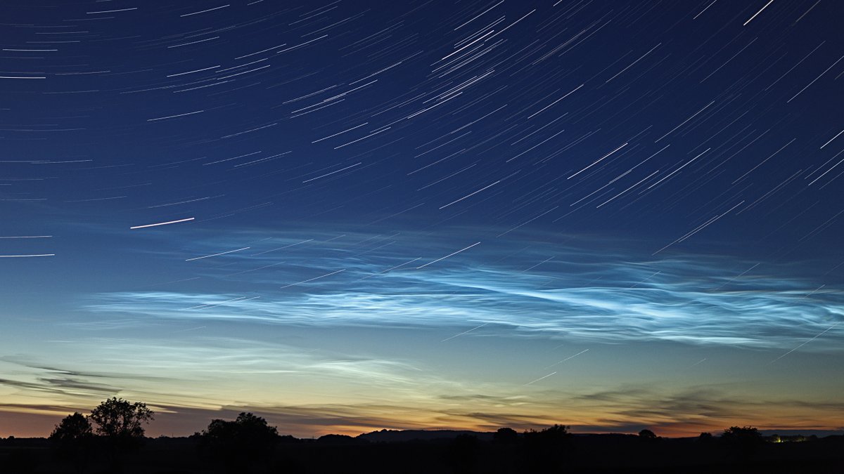 Posting my #APY15 entries for this year:

6. Noctilucent Trails
An experiment with a technique for showing the movement and development of noctilucent clouds, as well as revealing the motion of the background stars. 

#Astrophotography