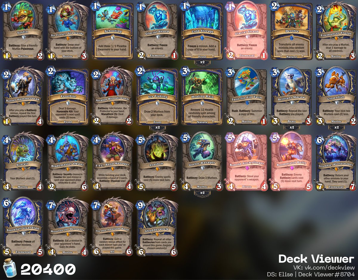 OwiSe27's tweet photo. From 800 👉 53

#Hearthstone #wildHS https://t.co/vOAn4DoR5h