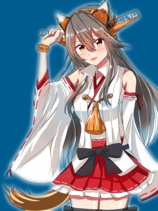 「haruna (kancolle) thighhighs」Fan Art(Latest)