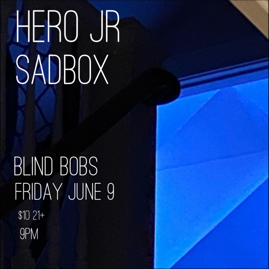 Lookie here. We're delighted to be sharing the stage with @Hero_Jr from Indianapolis. 

 <a href="/blindbobs/">Blind Bob's</a> Music starts at 9 PM. $10 at the door.  See you all there!  Retweet and repost. Let's do this Dayton.