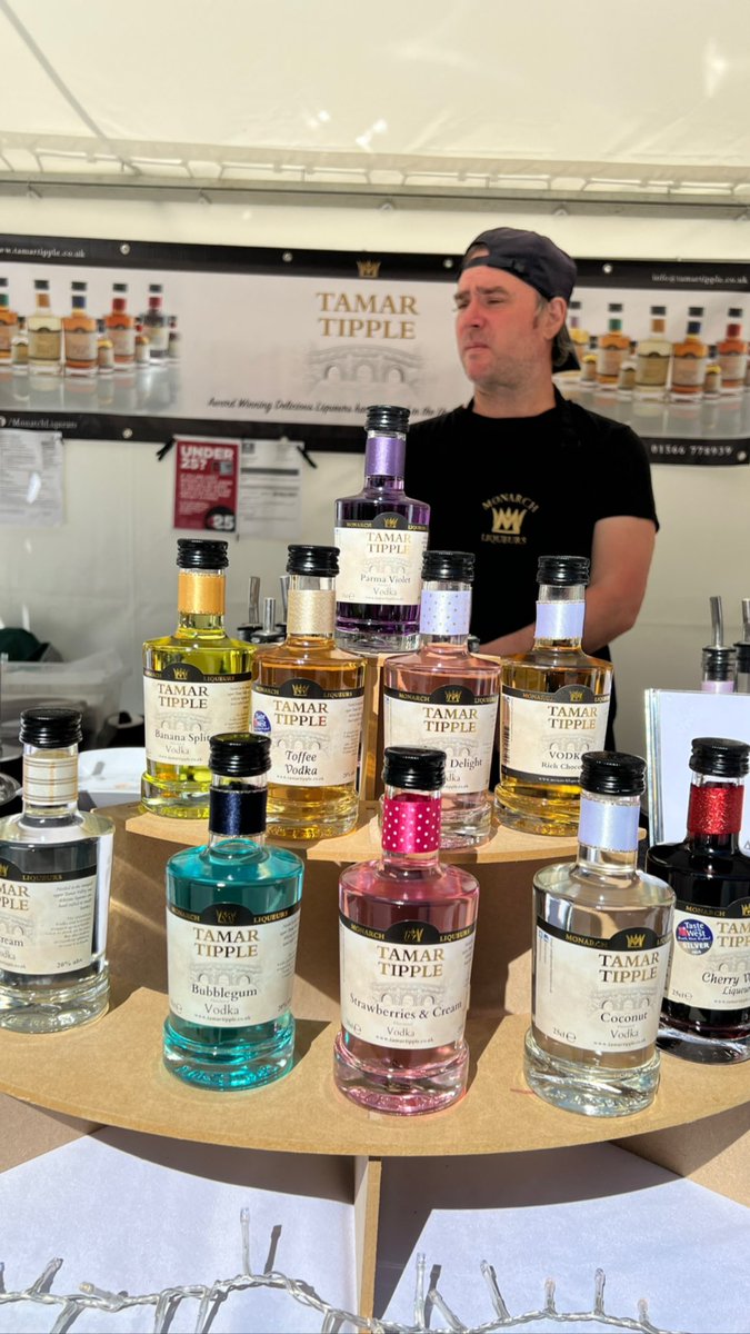 @FlavourFestSW …….and when you are ready come along and enjoy a Tamar Tipple with us. Our NEW fun flavoured Vodka Liqueurs are going down a storm ……