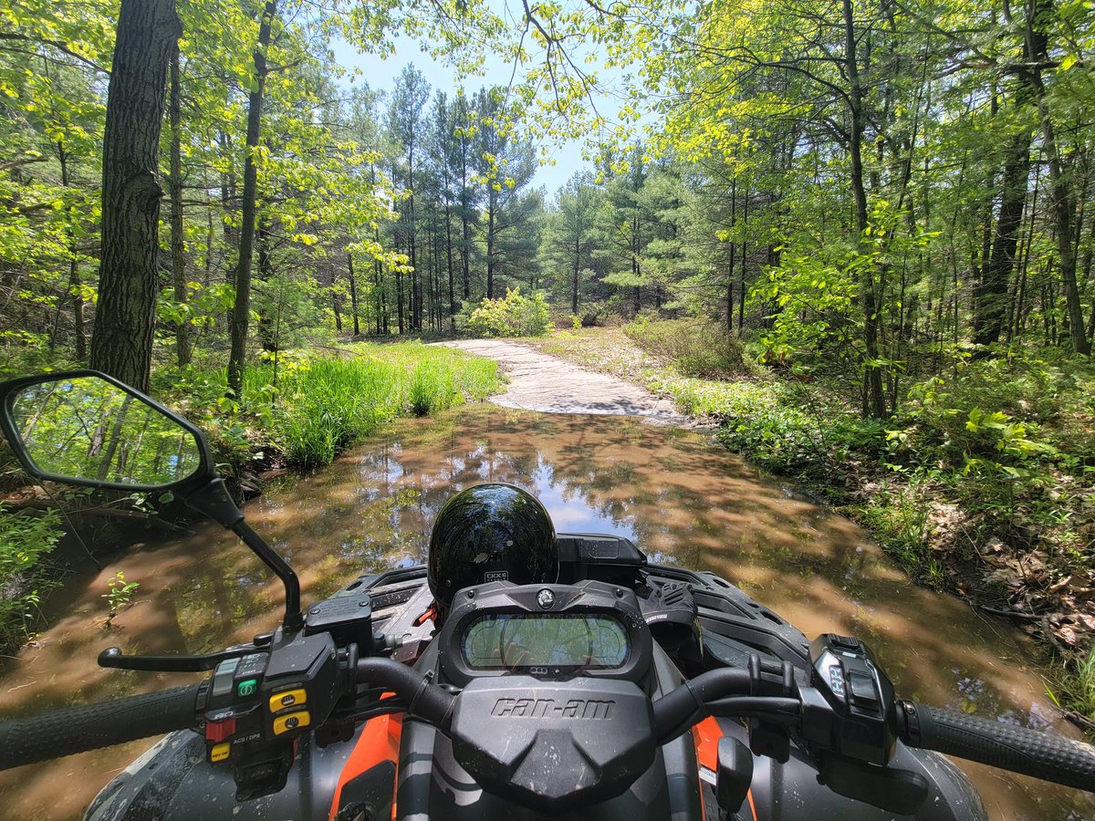 Amazing day on the trails, some wet & muddy spots still. Remember to wear your safety equipment and #NeverDriveImpaired 
#SGBOPP #OFATV #RideSafe ^dh