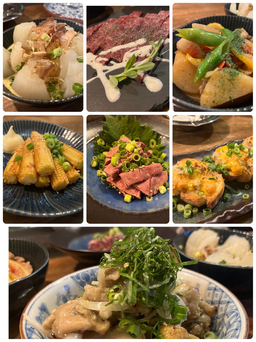 kinaco_161's tweet photo. ☀️
豚肉茄子炒め　ねぎポン和え
刺身
玄米

🍬
ミックスナッツ

🌙
外食

肉じゃがにレモンとバター入ってるの美味しすぎた🥹
ヤングコーンのバター醤油焼きも神がかってて、バター最強説🧈（普段バター買わん） https://t.co/NtpAomVDFw