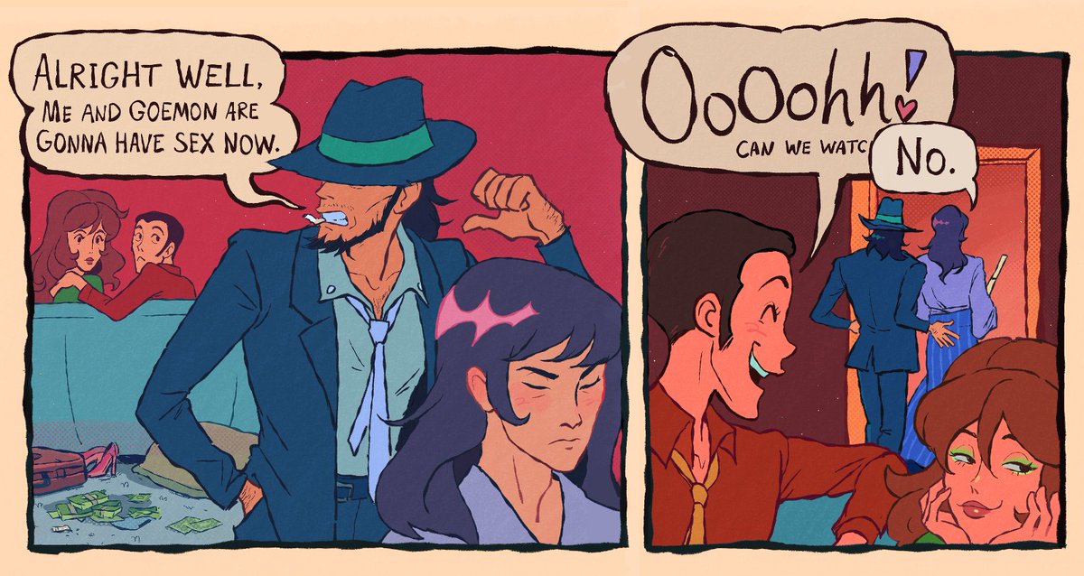 part 2 of they just robbed a bank (sorry lupin) #次五 #jigoe