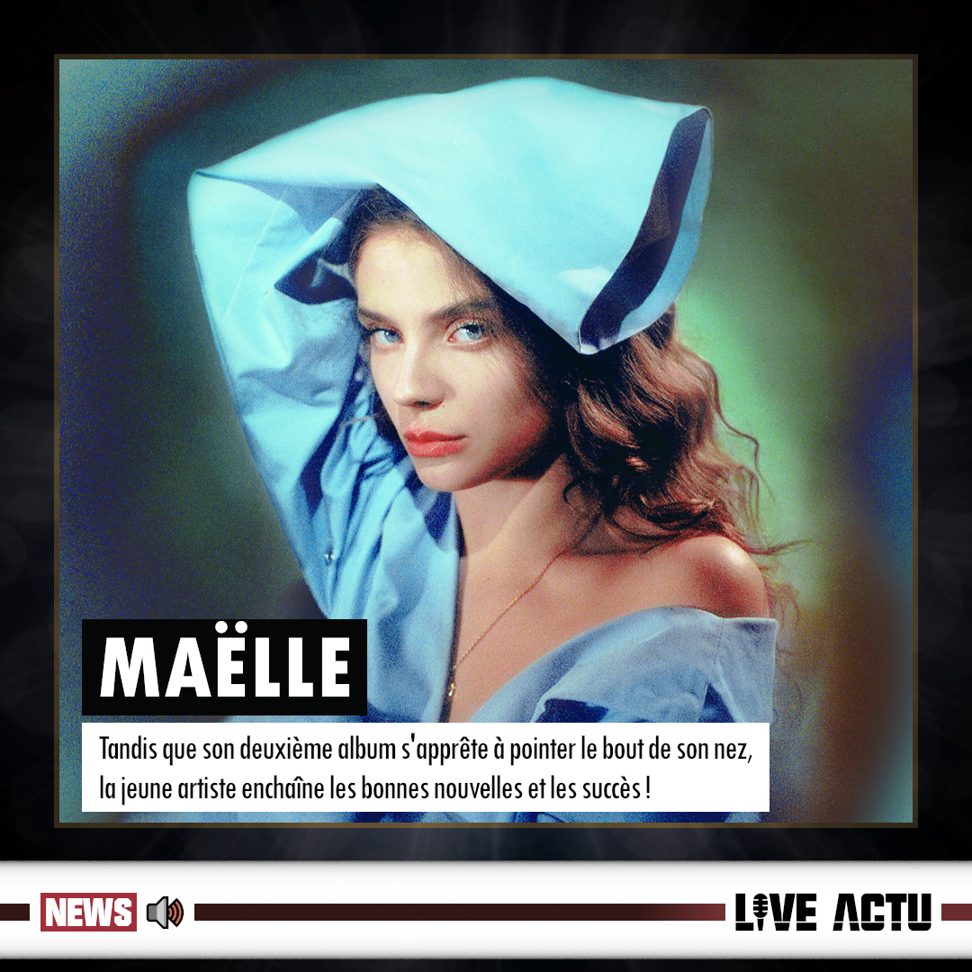 🔈 #News

@maelle.off enchaîne les succès en attendant la sortie de son 2ème album à la rentrée 💪🔥

🔹 L'info flash 👉 instagram.com/p/CswX344ISrx/
🔹 Précommandez « Fil Rouge » 👉 maelle-shop.fr