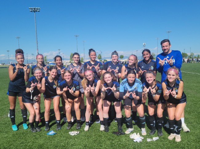 SorayaHayes2026's tweet photo. Getting some great wins in so far against New Mexico 1-0 yesterday &amp; Colorado 2-0 today! Awesome team effort! 🎉💙⚽️💪 Defense on 🔥
#defenserocks #cleansheets 

@NickSoutar @royal08g @StingSoccerClub @TopDrawerSoccer @PrepSoccer  @ImCollegeSoccer  @ECNLGirls @RealColoSoccer https://t.co/m4fpN0RFDa