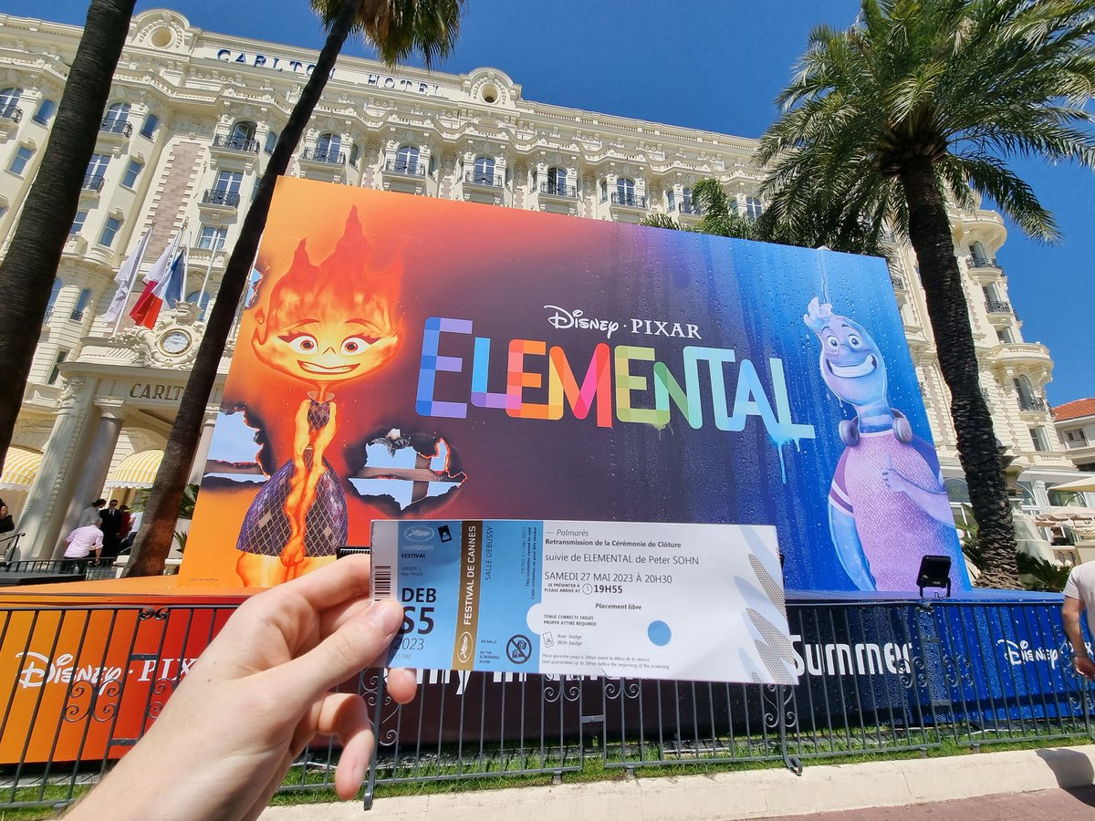 Nagrade in še zadnja projekcija festivala #Elemental. #Cannes23 #Cannes2023 #CannesFilmFestival2023 #CannesFilmFestival #Disney #Pixar