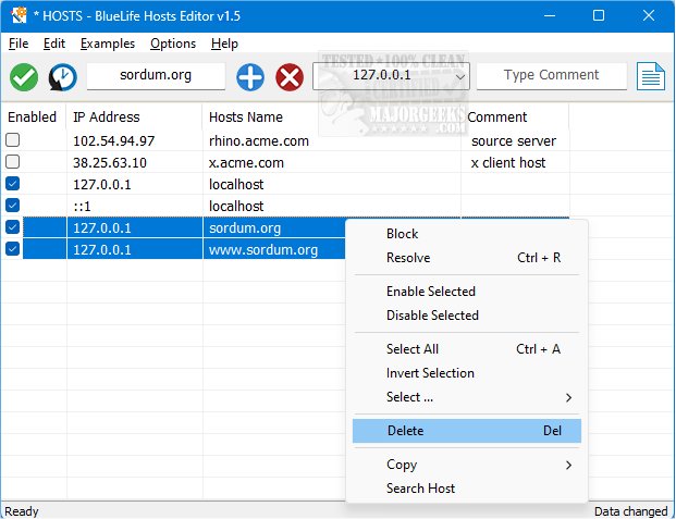majorgeeks's tweet photo. Updated - Bluelife Hosts Editor is a #portable #freeware hosts-file editor that allows you to easily add/delete, block, and update domain names to your hosts file.
https://t.co/hHZ2LlCo6A #freeware #software #InternetTools https://t.co/aRBN8c5CIS