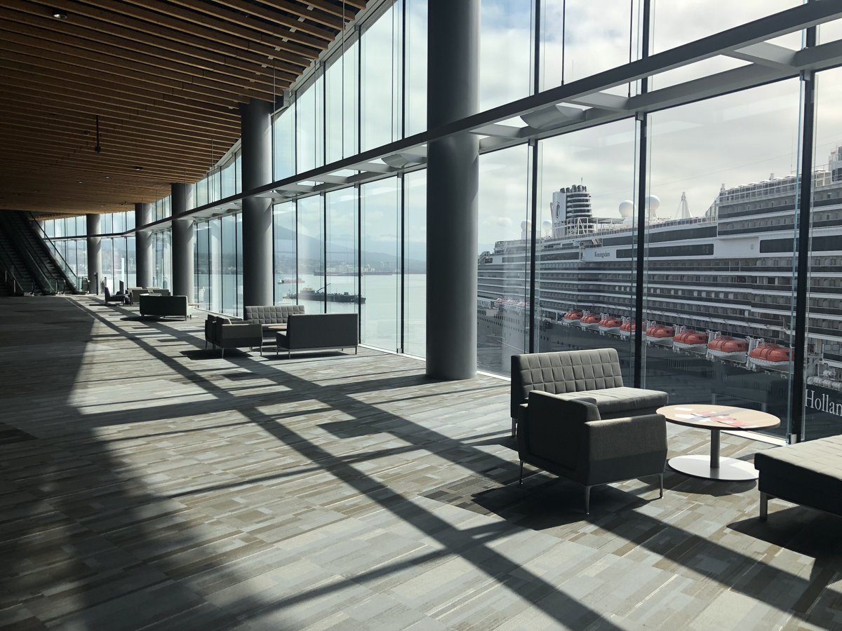 The irony of our roundtable on climate migration at a nearly empty conference center in Vancouver, just across the way from a fucking cruise ship, is not lost on me.