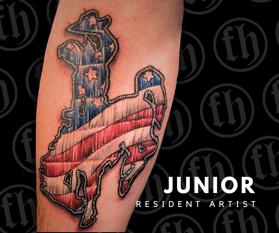 Awesome 'patch style' work by Junior! 😎

#patchworktattoo #patchtattoo #coloradosprings #pikespeak #usafa #ortcarson #coloradotattoo #pikespeak