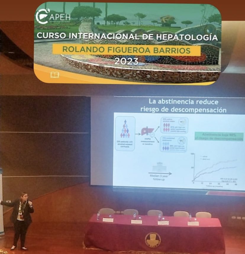 Curso Internacional de Hepatología Rolando Figueroa 2023 - Lima Perú
Gracias <a href="/APEHperu/">APEH</a> por la invitación!! #hipertensionportal #hepatología