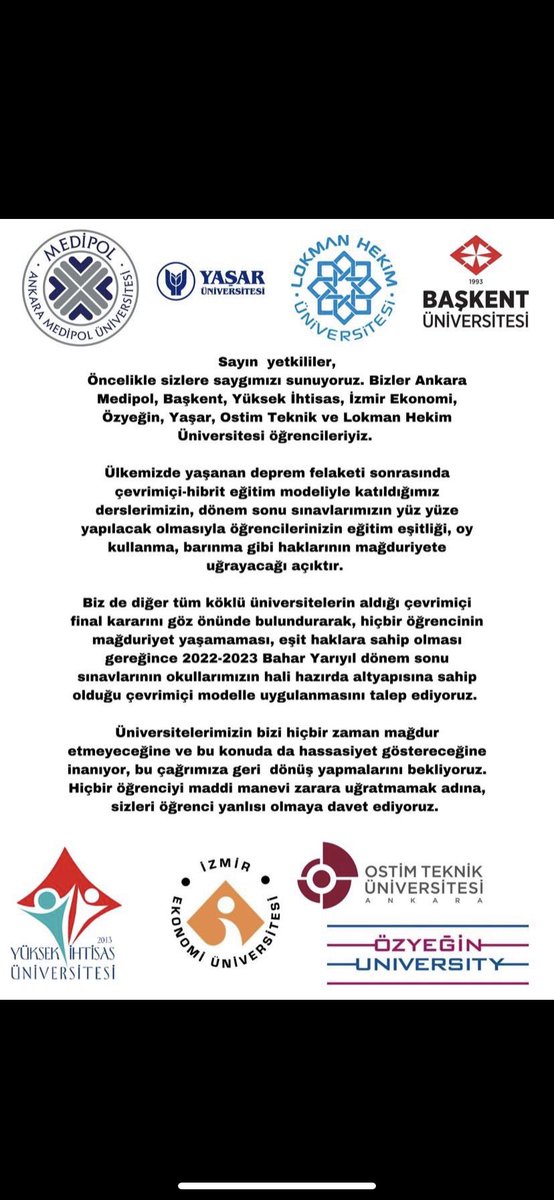 iremmelekkrc's tweet photo. #YÖKFİNALLERİONLINEYAP @erolozvar @YuksekogretimK !!!!!!!!!! https://t.co/rjHPRT1R5A