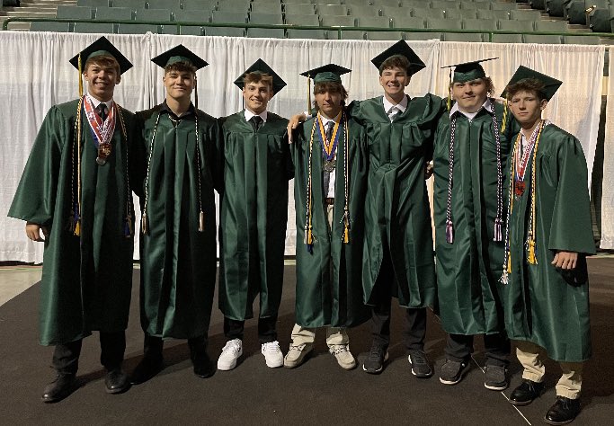 ASHSBaseball's tweet photo. Congratulations to our Amherst Baseball graduates, class of 2023! #GoComets☄️ https://t.co/8pR2IVkgk5