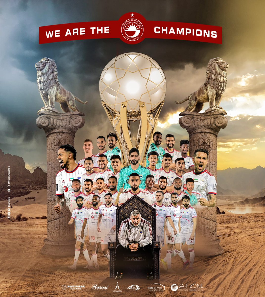 saqshj's tweet photo. ��وز كبير وإنجاز عظيم يضاف لتاريخ #نادي_الشارقة بحصد جميع كؤوس هذا العام فألف مبروك لجميع اللاعبين والجهاز الفني على فوزهم ب #كأس_مصرف_أبوظبي_الإسلامي.
هذا الإنجاز يعكس التزام النادي بالتميز والإصرار على النجاح، ونتطلع إلى المزيد من الإنجازات في المستقبل. https://t.co/6F4qv8qRhV